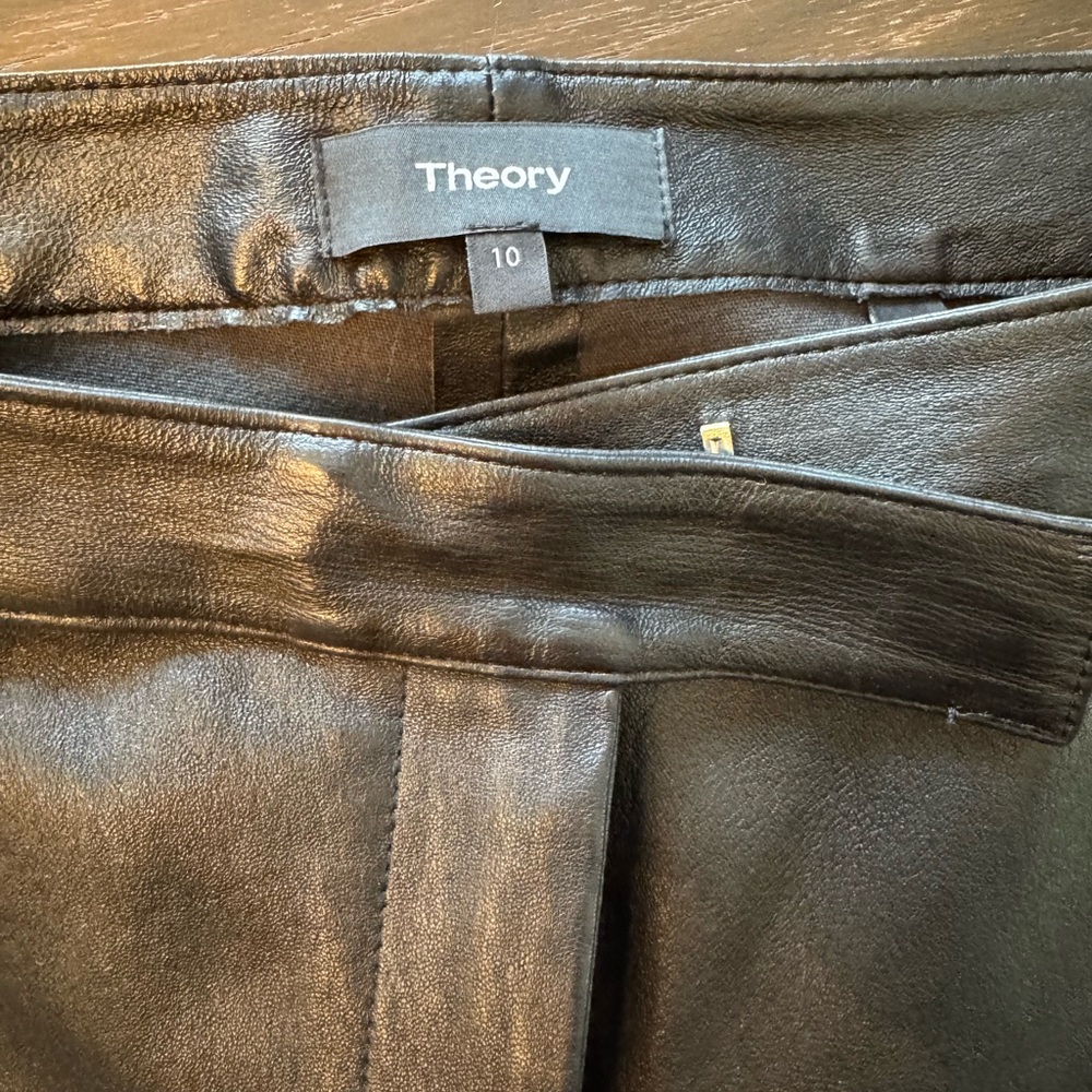 Theory leather pants